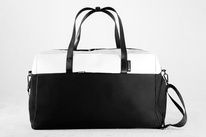 Lunar+ Lander Weekender in Black and White-front view